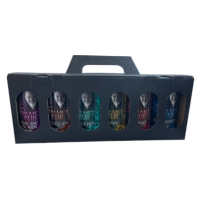 BBQ Gourmet Rubs Six pack in Gift box